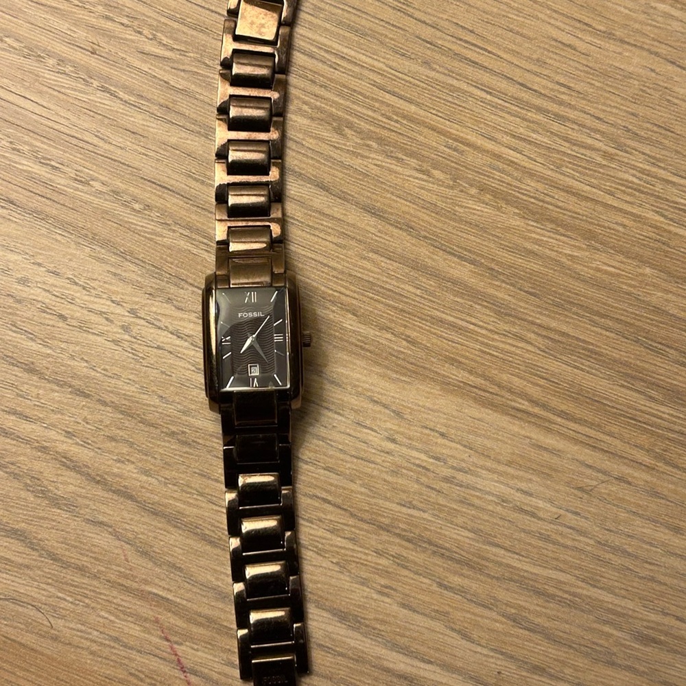Fossil Brown Rectangular Watch - Picture 6 of 6